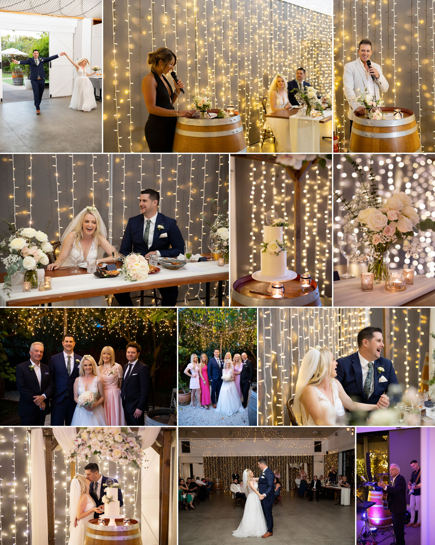 Wedding reception photos in tweed heads