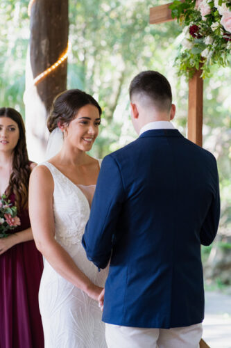 Wedding Ceremony at Cedar Creek Lodges in Tamborine 